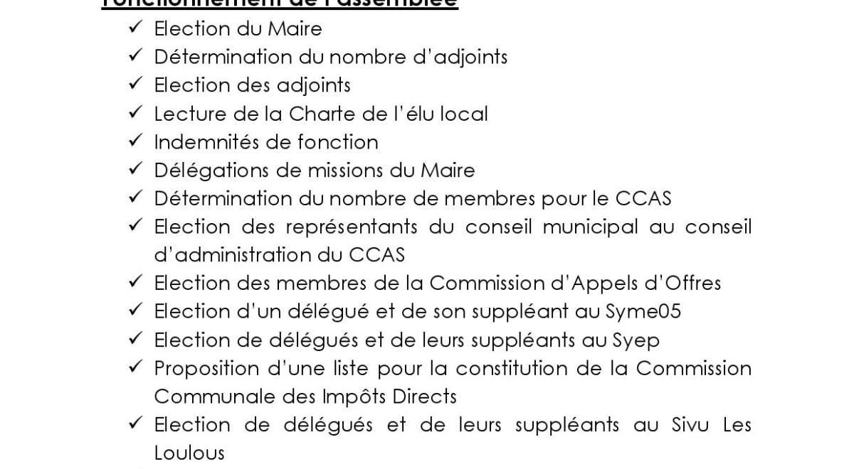 Conseil municipal