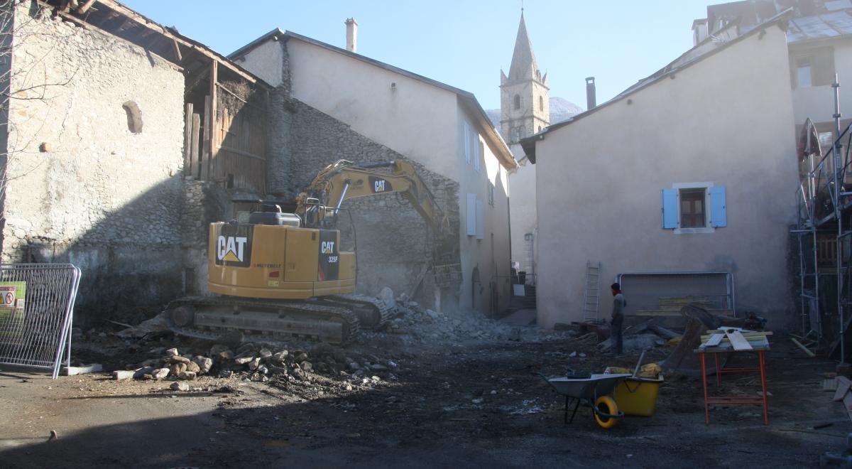 Démolition de la grange Joubert