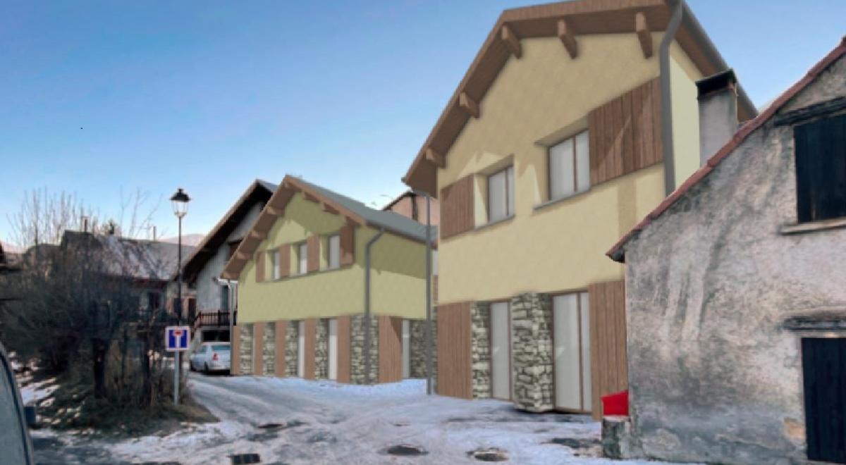 Façade des nouveaux bâtiments