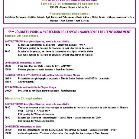 programme