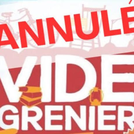 VIDE GRENIERS ANNULE