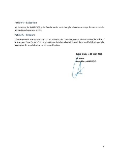 RÉOUVERTURE DE LA BAIGNADE